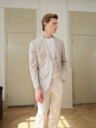 点击看大图 -怒马会 全麻衬西装高级定制