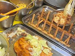 -小红车炸蛋葱油饼