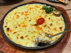 铁板芝士焗土豆-西月山居匠心创意料理(江汉路新佳丽广场店)