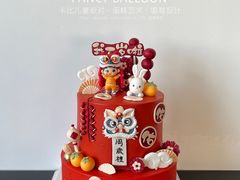 -卡比儿童蛋糕·心意定制·低脂零卡糖动物奶油FancyBALLOON(滨海店)
