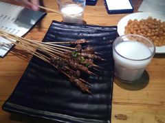 黑椒牛肉-路边摊小炉子烧烤