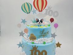 -卡比儿童蛋糕·心意定制·低脂零卡糖动物奶油FancyBALLOON(滨海店)
