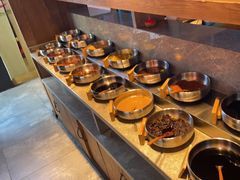自助调料区-咕嘟草帽鱼·牛奶一样的鲜鱼汤(天鹅湖万达广场店)