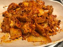 五花肉炒泡菜-包装马车·韩国料理·포장마차