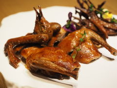 脆皮乳鸽拼鸭舌-莲·中餐厅(成都首座万豪酒店)