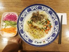 孜然羊肉油泼面-陕味食族油泼面·小炒盖码面(双榆树店)