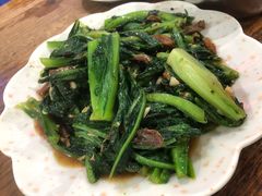 豆豉鲮鱼炒油墨菜-南记食粥坊·宵夜大排档(莲花总店)