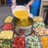 夏天来时代天街一定要冲这家火锅！鲜拌牛肉+冰镇水果捞