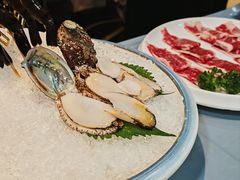 大连鲜活鲍鱼-喜聚薈·花膠雞海鮮火鍋(越秀店)