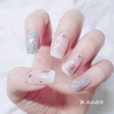 圣诞美甲系列：冬日雪花❄️，我🉑️