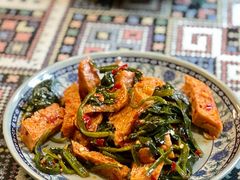 菠菜面筋-新疆伊宁远征餐厅