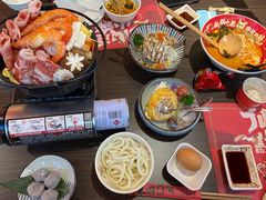 豪华海鲜肥牛泡菜锅-仙隐小鹿中華の日料(荣民龙首广场店)