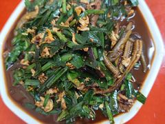 韭菜炒长鱼-三百碗宝应长鱼面(板仓街店)