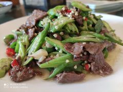 秋葵炒肉-双门农庄(南源岭店)