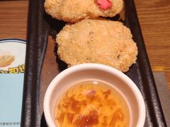 炸虾饼配泰国梅子酱-帕蓝·暹罗料理(曲阳店)