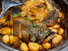 双合砂锅碟鱼头-双合园·海鲜水饺青岛菜(万佳广场店)