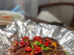风味蝶鱼头-将相和·海鲜蒸饺大连菜