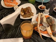 三文鱼刺身蟹腿-长沙北辰洲际酒店-兰调全日餐厅