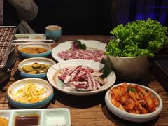 -明洞阿姨·韩式酱蟹烤肉·创意料理(三元桥店)