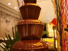巧克力喷泉-北京希尔顿逸林酒店-逸轩西餐厅-自助餐厅