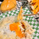 被茶山等到了！！是传说中的“猪扒包”啊