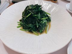 有机菠菜炒紫菜-喜鼎海胆水饺(平安金融中心店)