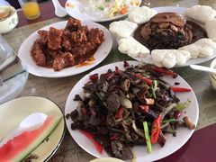 -北京龙庆四季香农家饭庄·灶台鱼·碳烤虹鳟鱼(龙庆峡店)