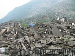 废墟-北川老县城地震遗址