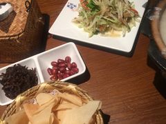 白菜心丁香鱼-南拳十三姨·潮汕砂锅粥(世纪金源店)