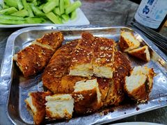 烤大饼-夏都地标马一刀烤肉美食城