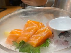 厚切深海三文鱼刺身-万岁寿司(天河领展店)