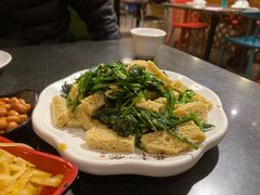 面筋拌菠菜-燕青小馆(东园大厦店)