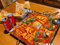 鱼饼火山炒年糕-包装马车·韩国料理·포장마차