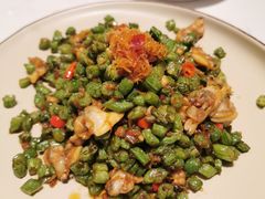 XO酱蛤蜊肉配新鲜四季豆-鹿港小镇(悠唐店)