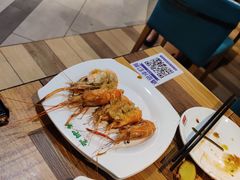铁板烧沙虾-蒙肥羊·酸汤潮牛·鲜牛肉火锅烤肉自助(岗顶店)