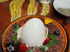 恐龙蛋酸奶水果沙拉-烛影拾光观景餐厅·创意菜·摄影·小提琴(大唐不夜城店)