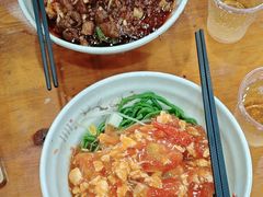 油泼菠菜面-手擀菠菜面(西康路店)