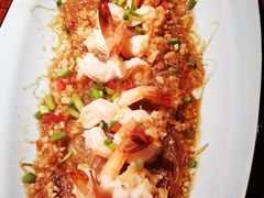 金银蒜蒸凤尾虾-绿茶餐厅(蓝色港湾店)