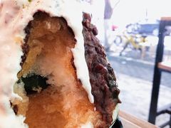 抹茶生乳かき氷-WONDER ICE 萬得冰田(建設路总店)