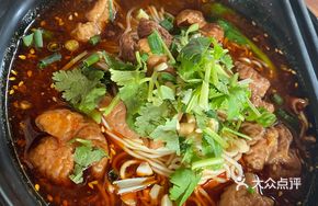 Fatty Stomach Pickled Vegetable Handmade Rice Noodles