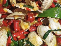 特色花蚬子玉米饼-419海鲜烧烤大排档