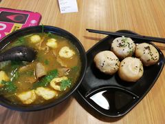 油豆腐牛肉粉丝汤（咖喱）-小杨生煎(黄河路店)