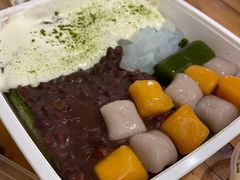 抹茶生乳かき氷-WONDER ICE 萬得冰田(建設路总店)