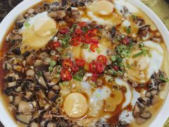 海鲜菇卧鸡蛋-张会海鲜饭店(东戴河店)