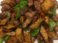 杏鲍菇梅肉-快乐老家三鲜饺子东北菜(南六中路店)