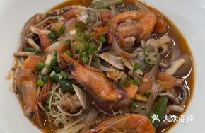 Dry Sauce Seafood Noodles