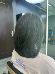 点击看大图 -藤野造型烫发染发