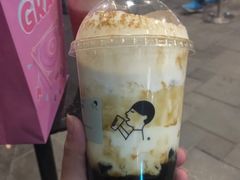 热烤黑糖波波牛乳茶-喜茶(北京三里屯太古里店)