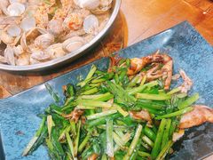 韭菜炒带籽笔管-老东镇啤酒屋海鲜加工·蒸汽海鲜·海鲜烧烤(台东店)