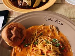 黑椒牛柳意大利面-Cafe Alice咖啡爱丽丝(奥城店)